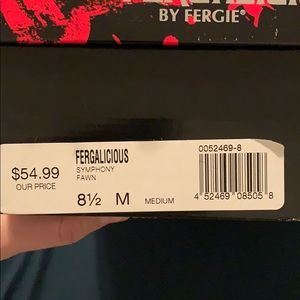 Nude high heels from Fergalicious by Fergie 8.5